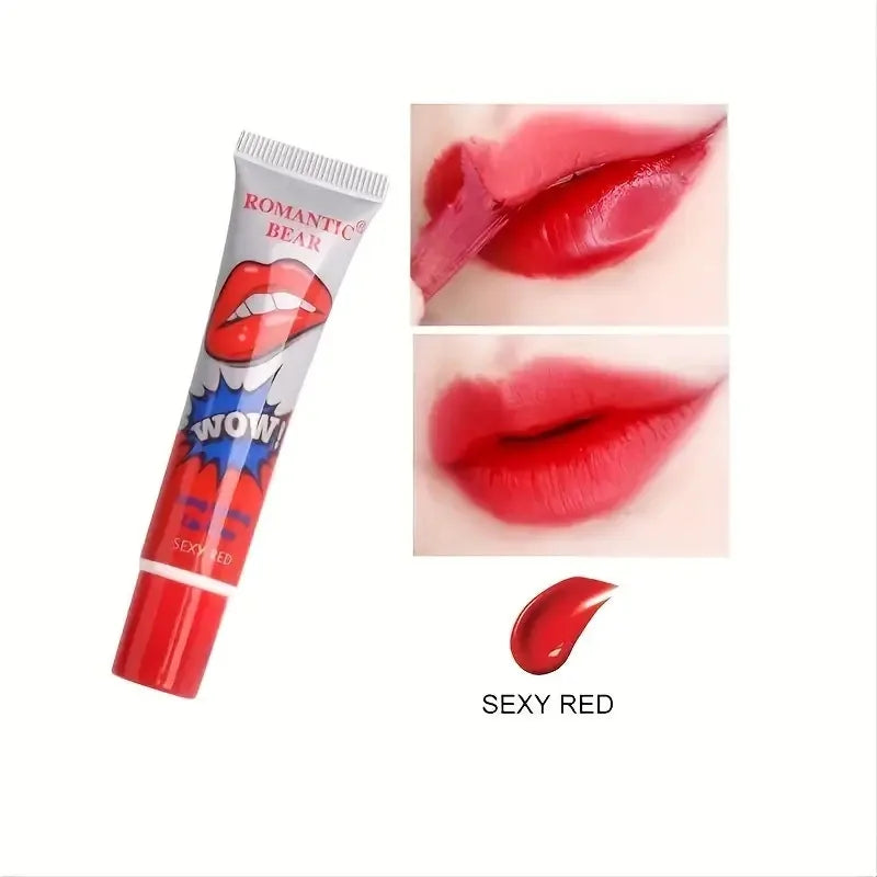 Peel Off Liquid Lipstick Amazing Tear Lipstick Lip Gloss Women Sexy Make Up Tear Pull Lips Mask Cosmetic Waterproof Long Lasting