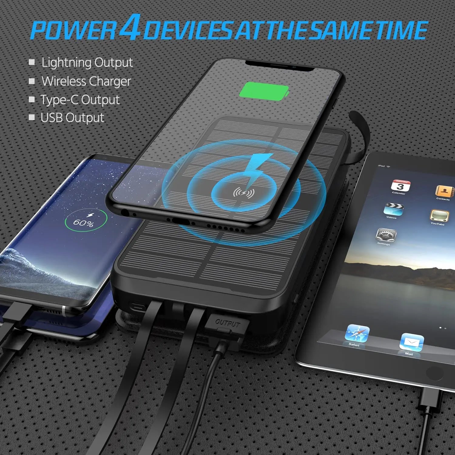 Foldable Solar Panel Portable Mobile Phone Solar Panel Solar Panel Charger for Laptop