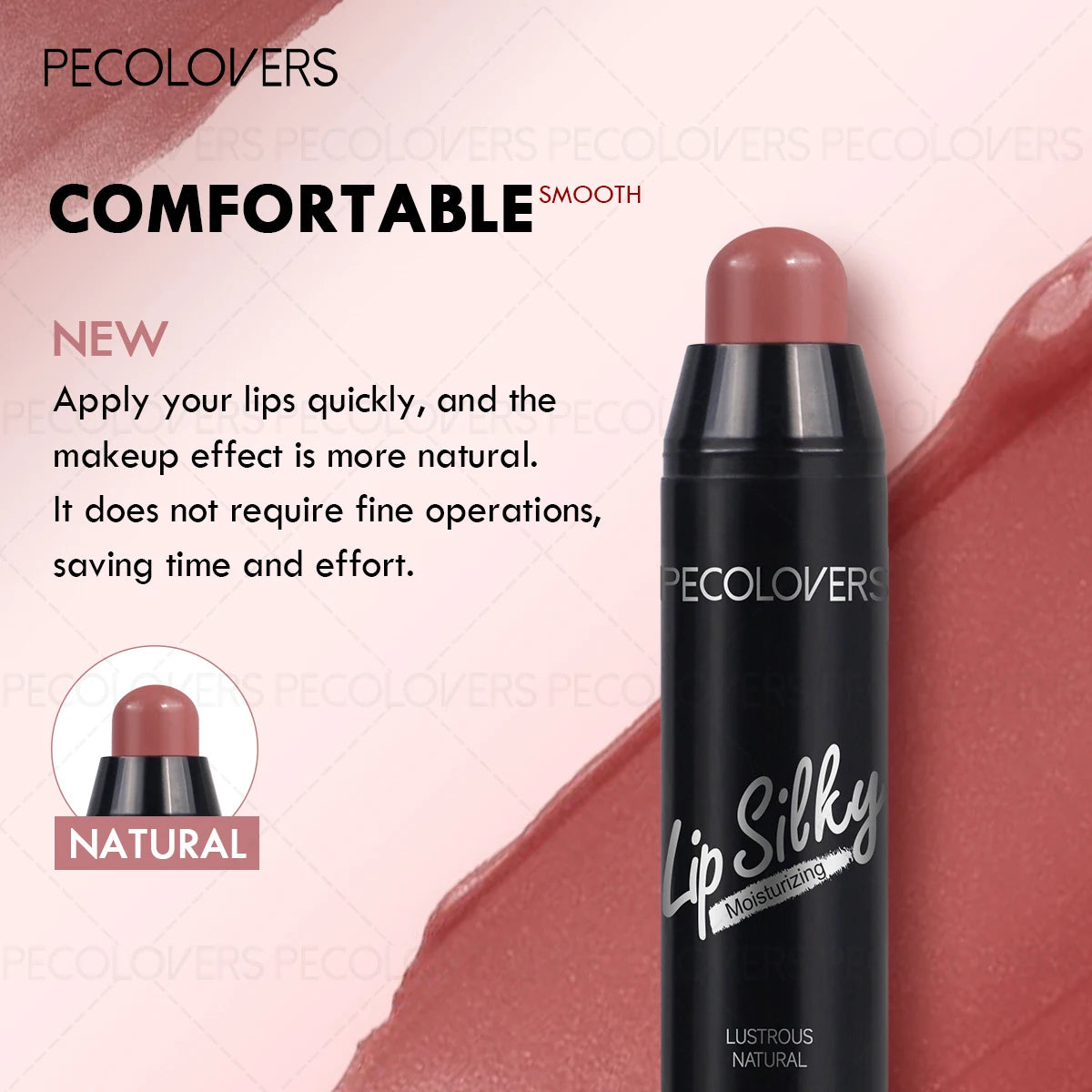 Highly Pigmented Lipstick, Natural Hydrating Finish, Liner Pen, Long-Lasting Moisturizing Lipstick
