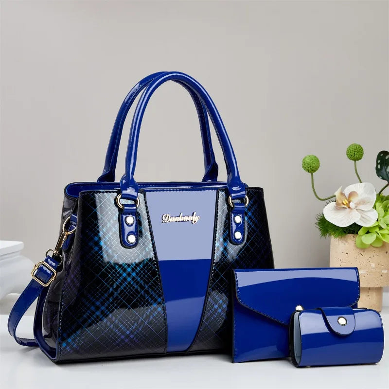 3Piece Set Women's Bag 2025 Trend New in Fashion Niche Ladies Shoulder Tote Bags for Women Shopping & Travel Bag Women Handbag