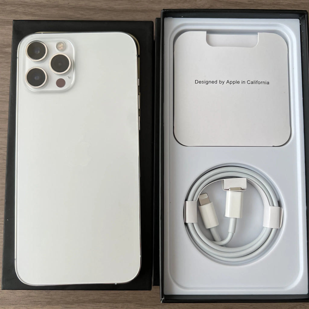 Original iPhone 12 Pro Max 6GB 128GB 256GB ROM Unlocked 5G iPhone12 Promax 6.7" Super Retina XDR OLED Face ID NFC Mobile Phone