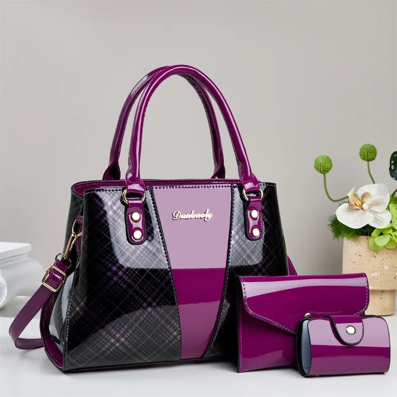 3Piece Set Women's Bag 2025 Trend New in Fashion Niche Ladies Shoulder Tote Bags for Women Shopping & Travel Bag Women Handbag