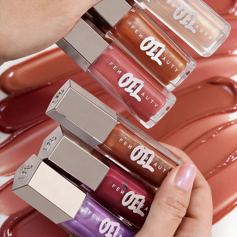Fenty Beauty 9-color Lip Gloss Light Powder Single Dual-color High-gloss Facial Brightening Easy To Wear Setting Powder Compact