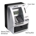 Smart ATM Savings Bank, Real Automatic Cashier Machine, Intelligent Estate Inspired Safe Storage Tank for Secure Money Saving