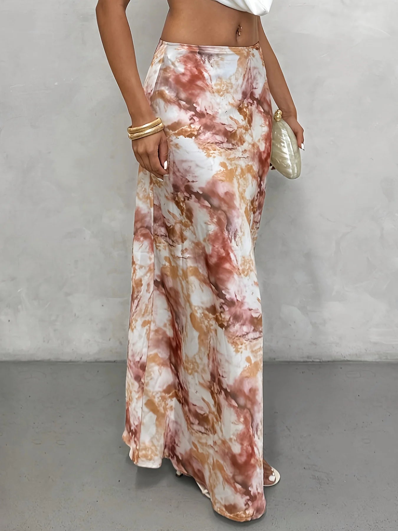 Women's Fashionable Long Halter Skirt Bodycon Midi Skirt Stylish Women's Clothing
