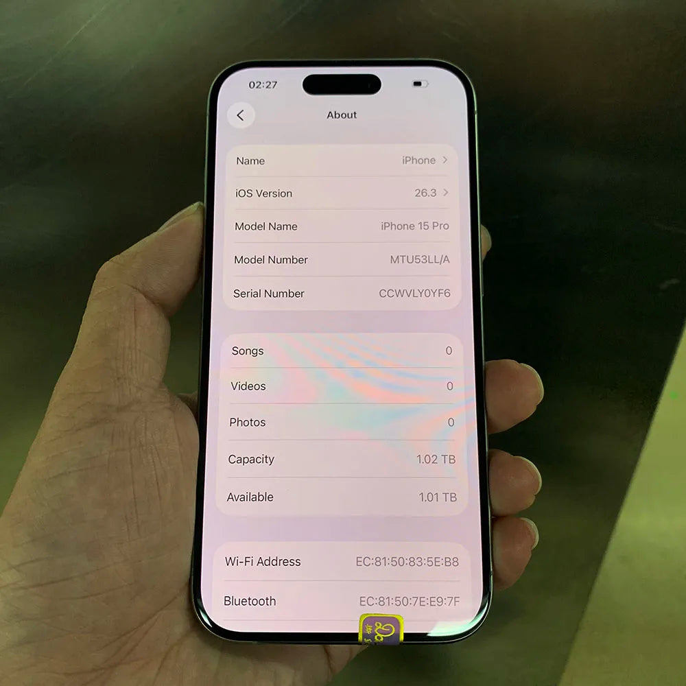 100% Original iPhone 15 Pro Dual eSIM 5G SmartPhone 6.1" A17Pro 15Pro Phones