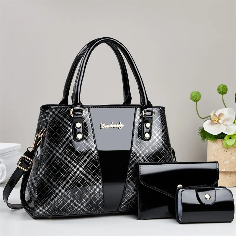 3Piece Set Women's Bag 2025 Trend New in Fashion Niche Ladies Shoulder Tote Bags for Women Shopping & Travel Bag Women Handbag
