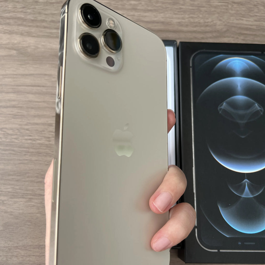 Original iPhone 12 Pro Max 6GB 128GB 256GB ROM Unlocked 5G iPhone12 Promax 6.7" Super Retina XDR OLED Face ID NFC Mobile Phone