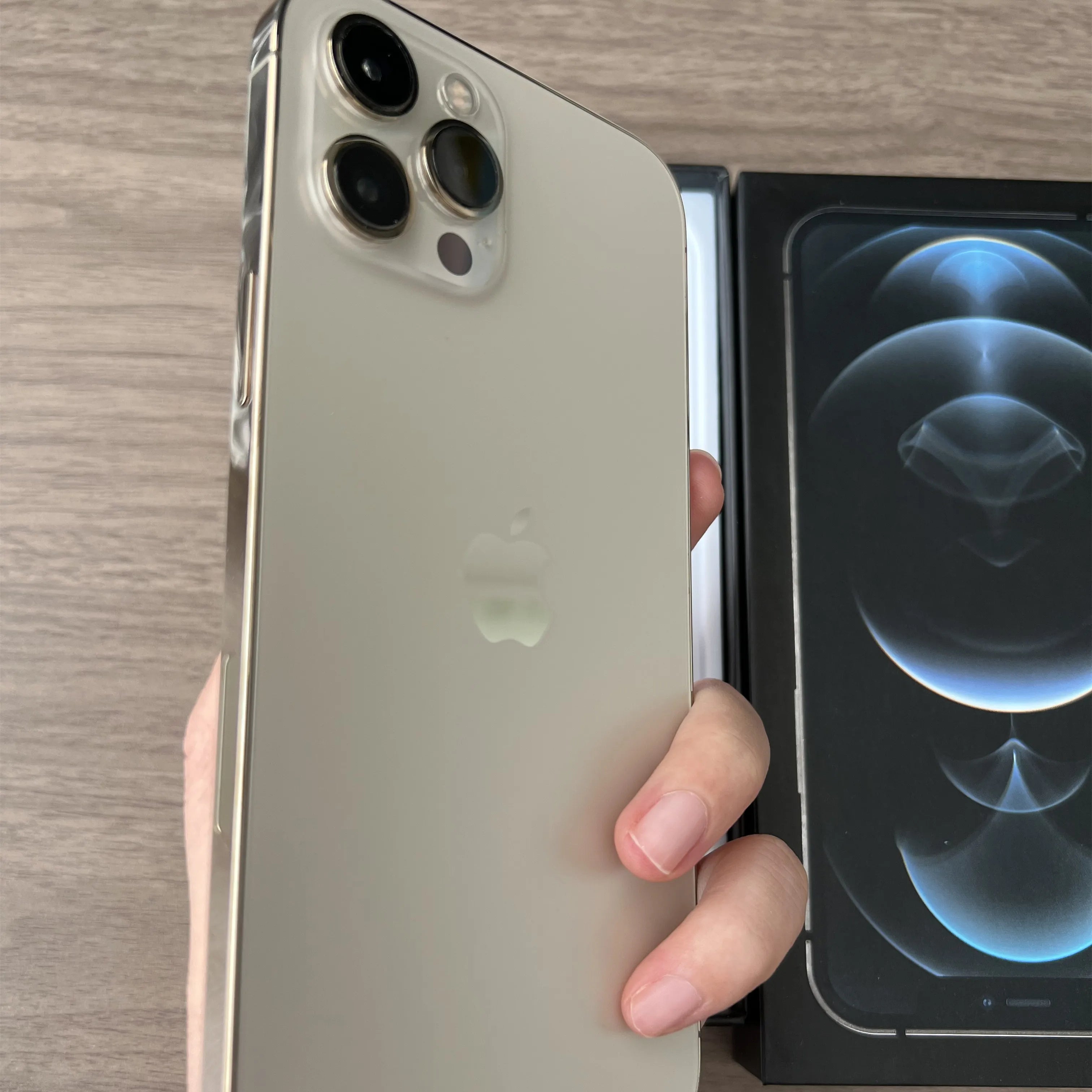 Original iPhone 12 Pro Max 6GB 128GB 256GB ROM Unlocked 5G iPhone12 Promax 6.7" Super Retina XDR OLED Face ID NFC Mobile Phone