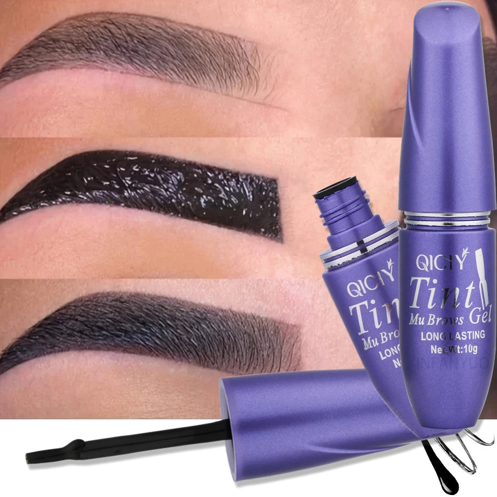 Semi-Permanent Peel Off Eyebrow Dye Cream Waterproof Sweatproof Brow Gel Natural Long-Wearing Stripped Wild Eye Brow Makeup