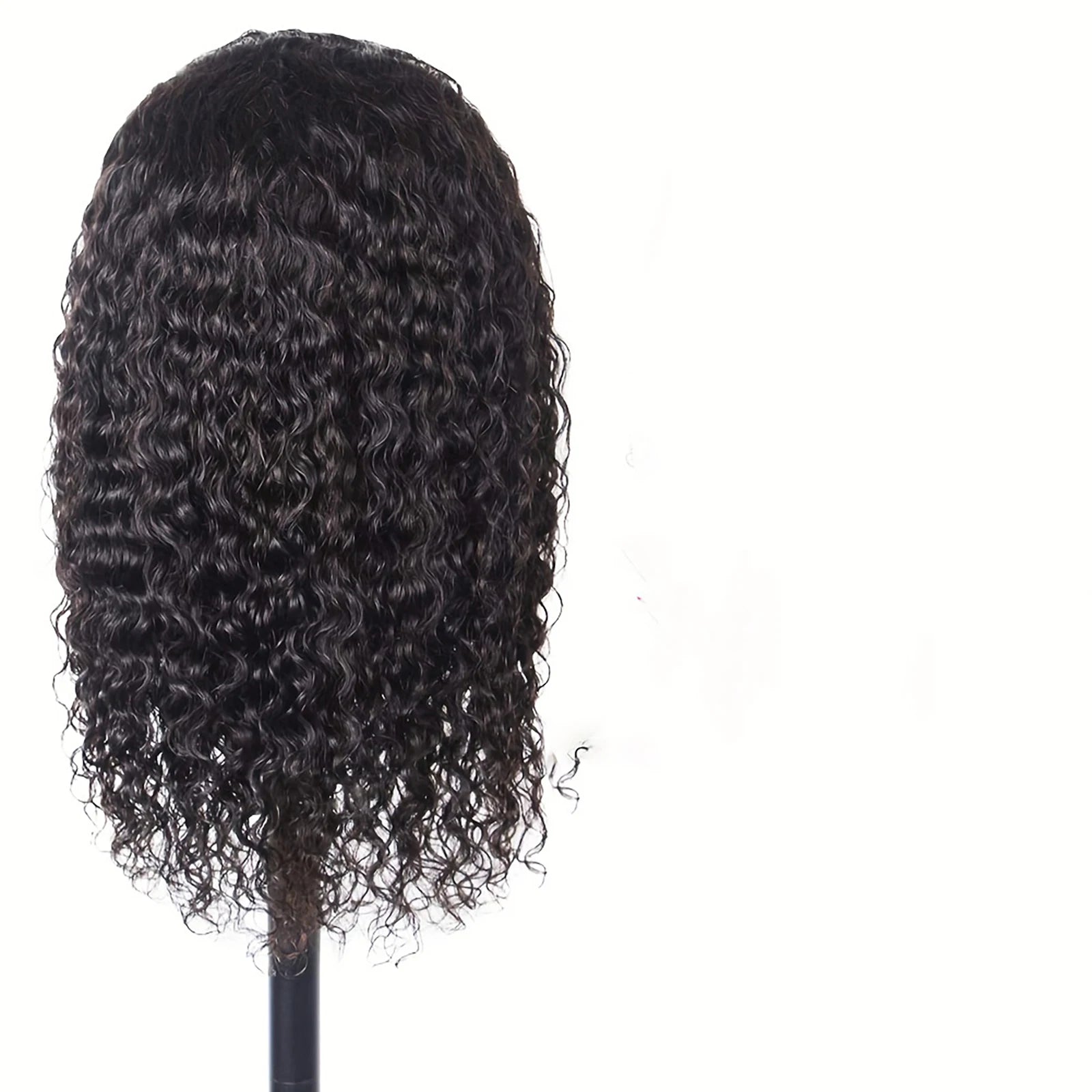 Hair Band African Wig with Small Curls, Synthetic Black Wig, for Daily Use