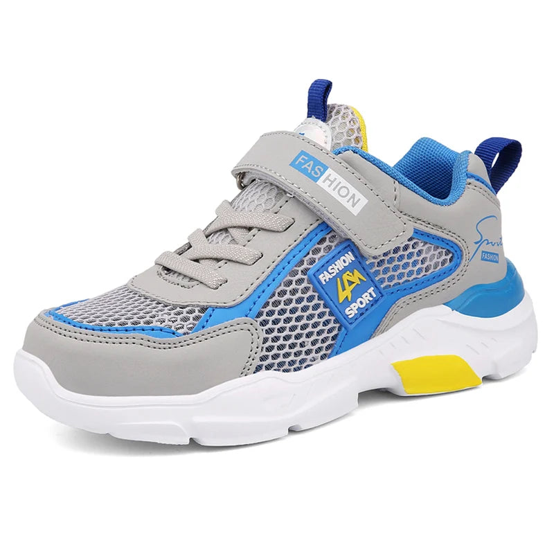 Summer Single Net Breathable Boys Sport Shoes Children Sneakers Rubber Leisure Trainers Casual Kids Sneakers