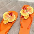 1 Pair Simulation Coloful Butterfly Orchid Shoe Flowers Fashion Thai Fairy Butterfly Flower Shoe Buckles Decorate The Upper