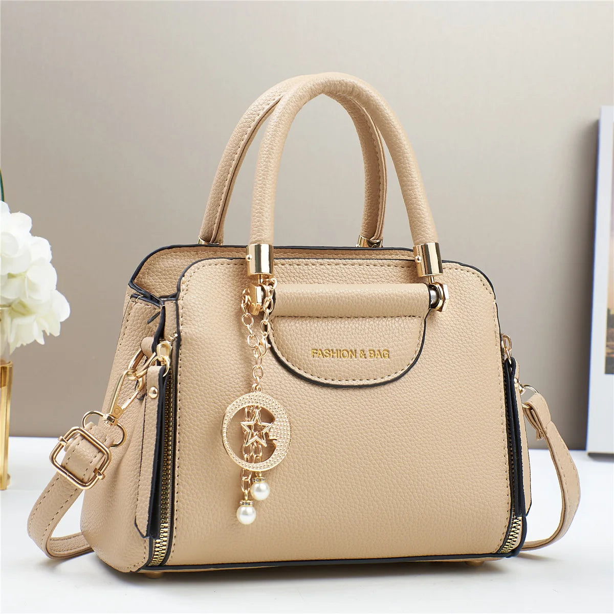 New Soft Leather Luxury Handbags Women's Bags Designer 3 Layer Shoulder Crossbody Sac Ladies Large Capacity Shopping Tote Bags