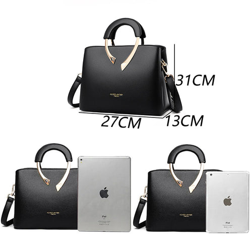 2026 New Style Crossbody Bag Medium Mom Bag Lychee Pattern Large Soft PU Zipper Closure Daily Use Fashionable Ladies Handbag Sac