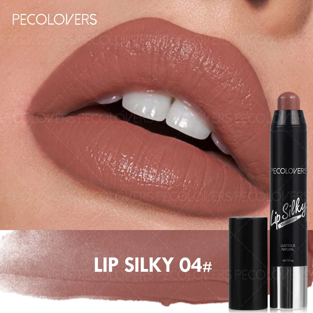 Highly Pigmented Lipstick, Natural Hydrating Finish, Liner Pen, Long-Lasting Moisturizing Lipstick
