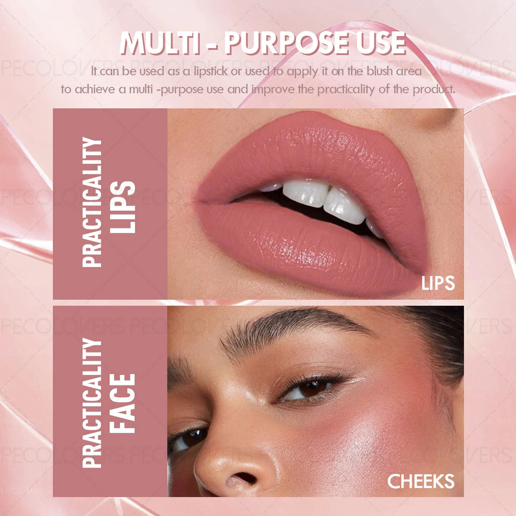 Highly Pigmented Lipstick, Natural Hydrating Finish, Liner Pen, Long-Lasting Moisturizing Lipstick