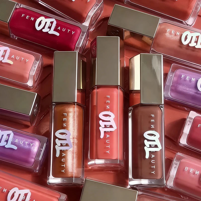 Fenty Beauty 9-color Lip Gloss Light Powder Single Dual-color High-gloss Facial Brightening Easy To Wear Setting Powder Compact