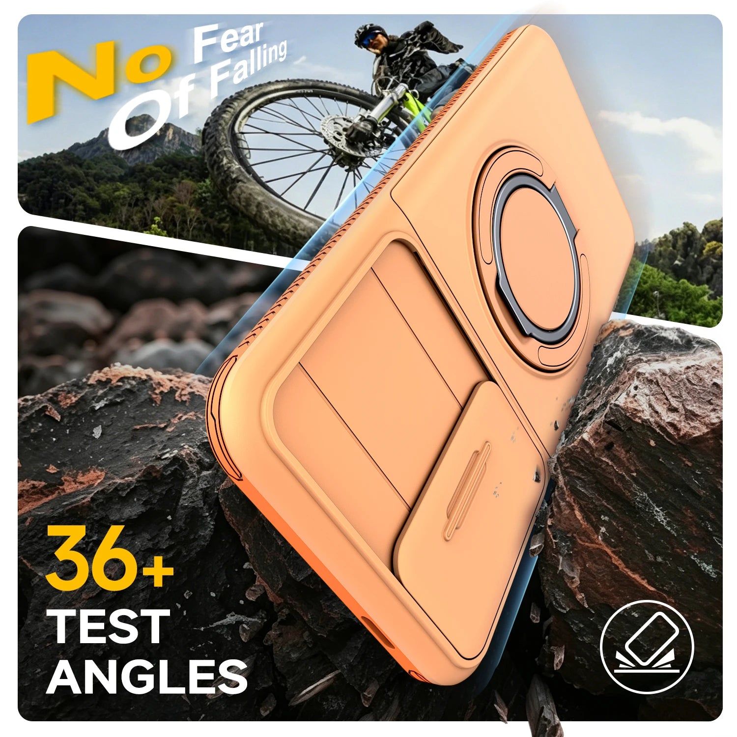 Armor Case For Samsung Galaxy A57 A27 A37 A17 A07 A56 A36 A26 A16 A06 A55 A35 A15 5G Slide Camera Protect With Card Holder Cover