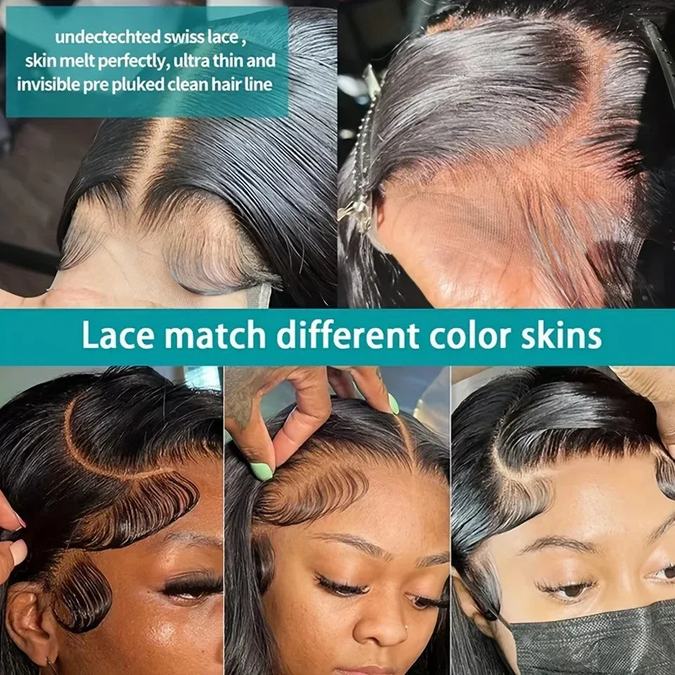 2026 Lace Front Human Hair Wig Brazilian Straight Lace Front Human Hair Wigs For Women Glueless Wigs On Clearance Sale